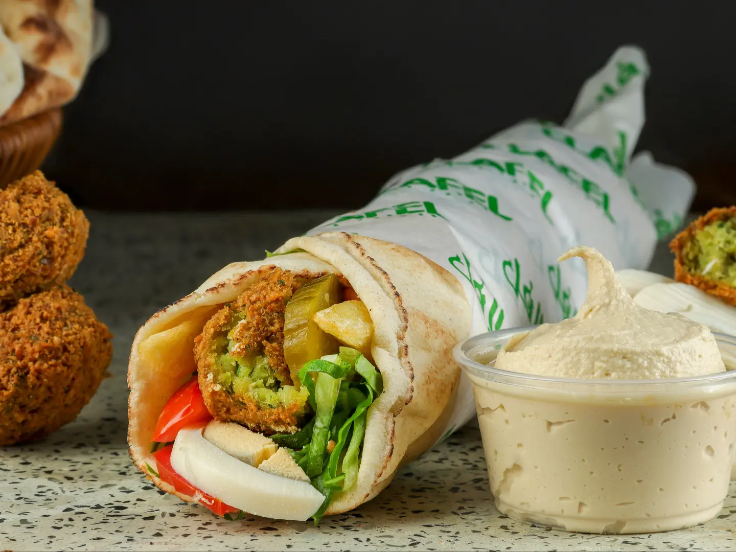 Regular Falafel Sandwich