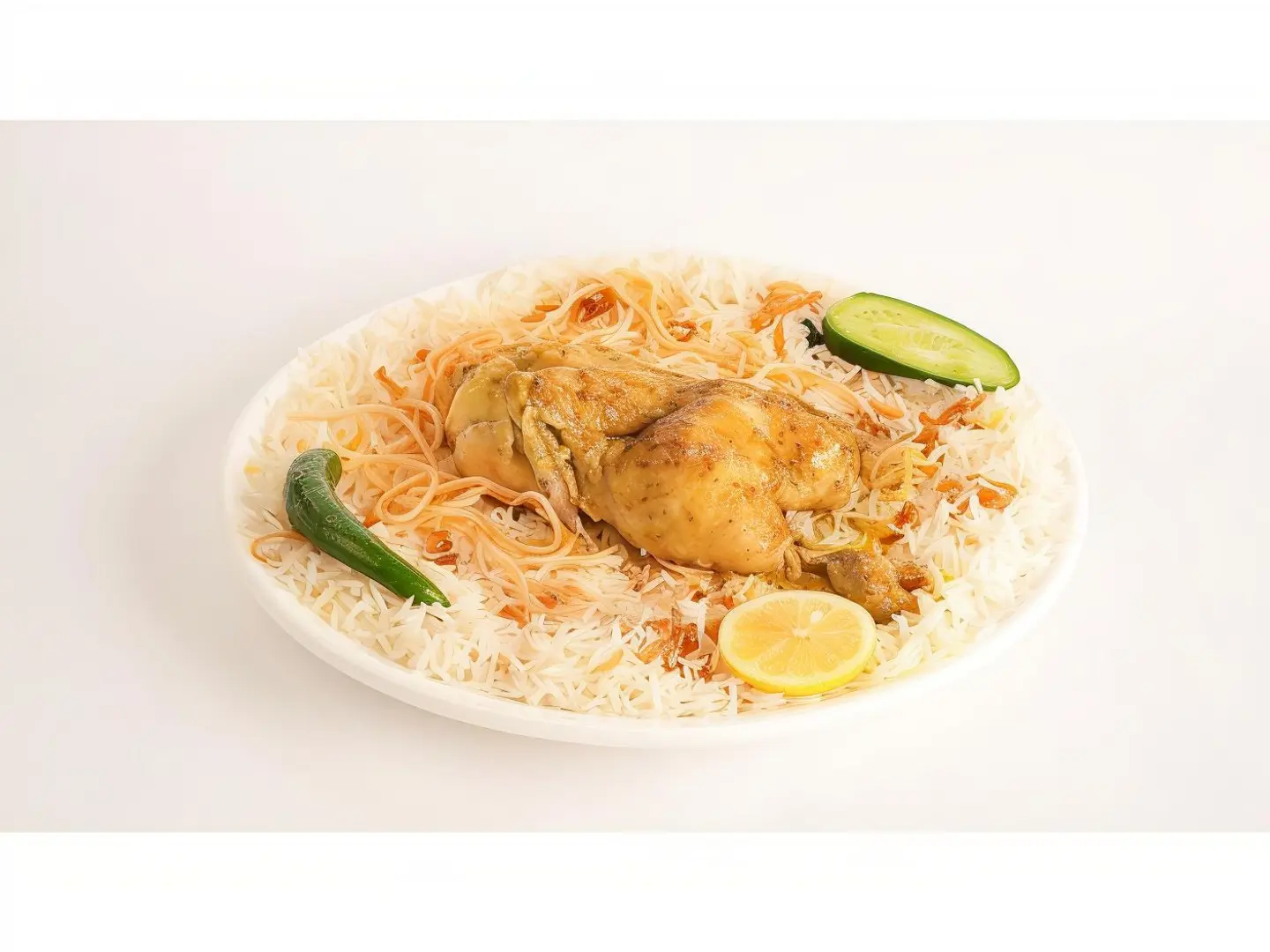 نص دجاج مندي