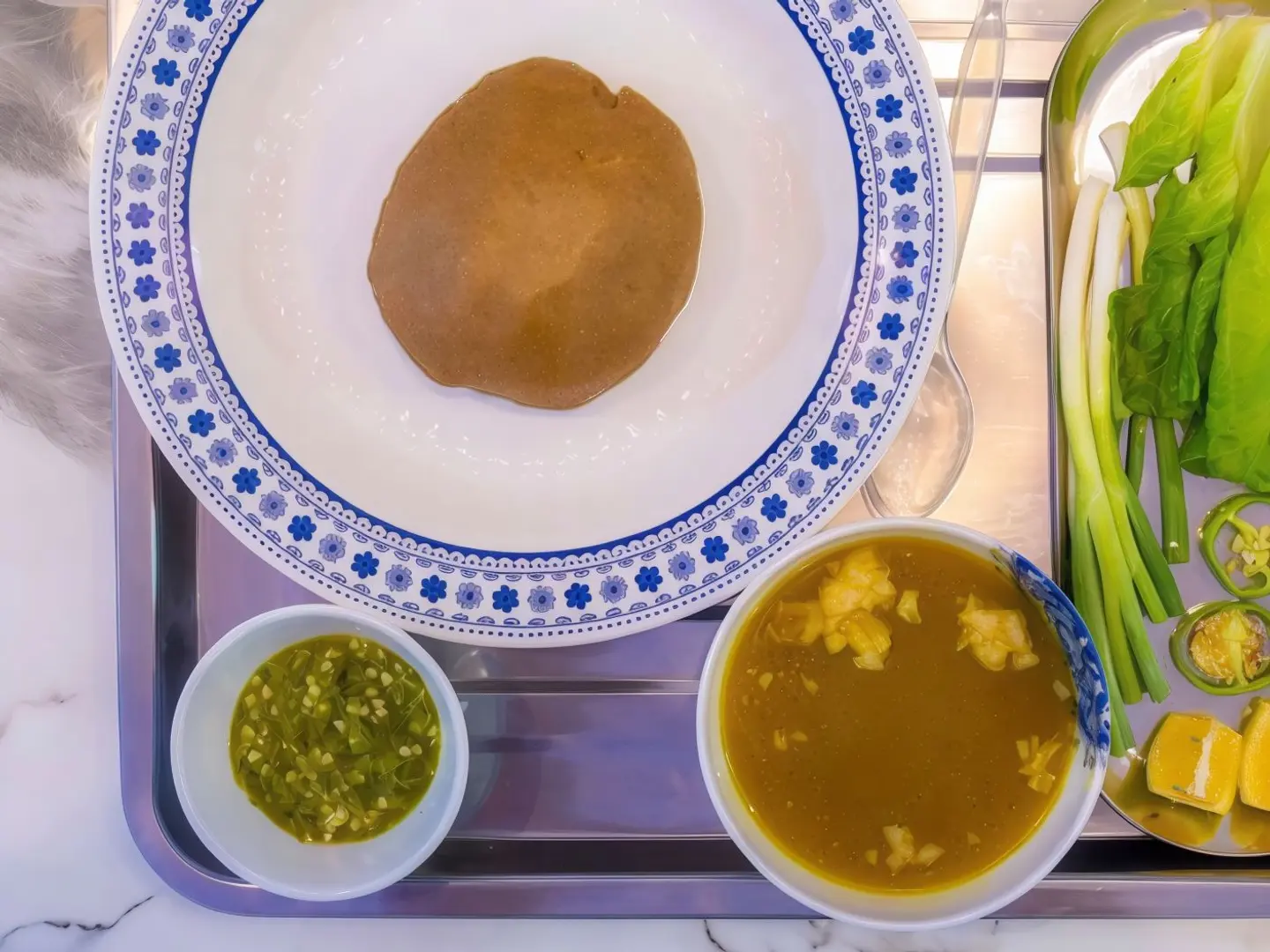 Asidah With Broth And Chicken