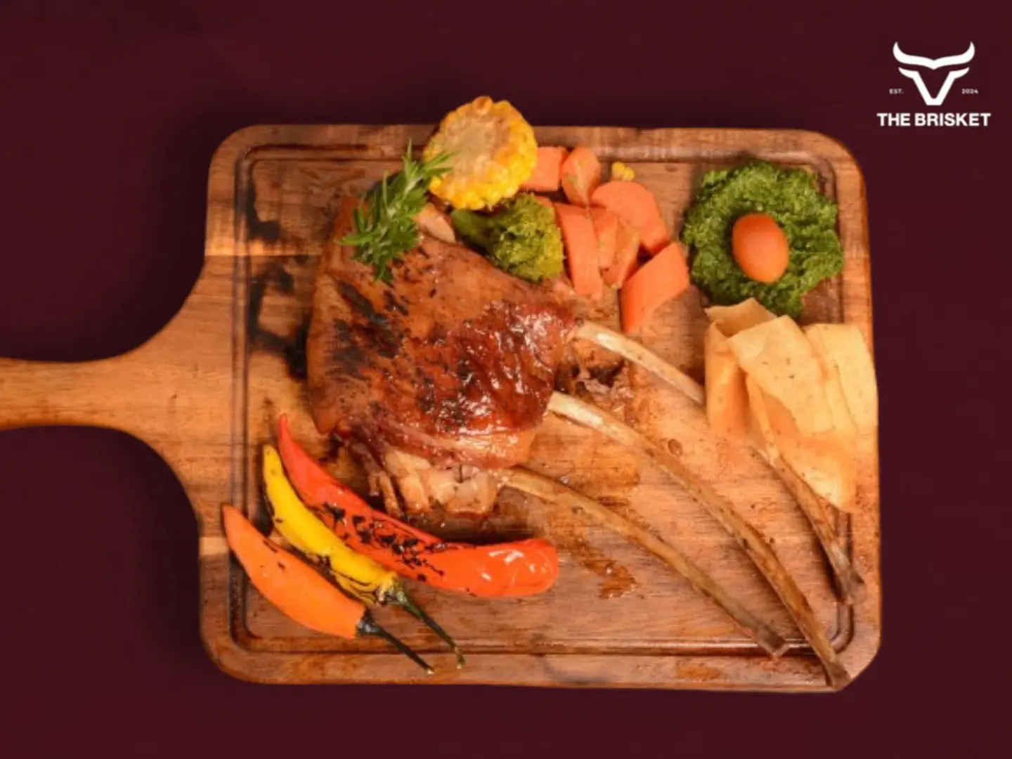 أضلاع خروف مدخنة 1000 جرام