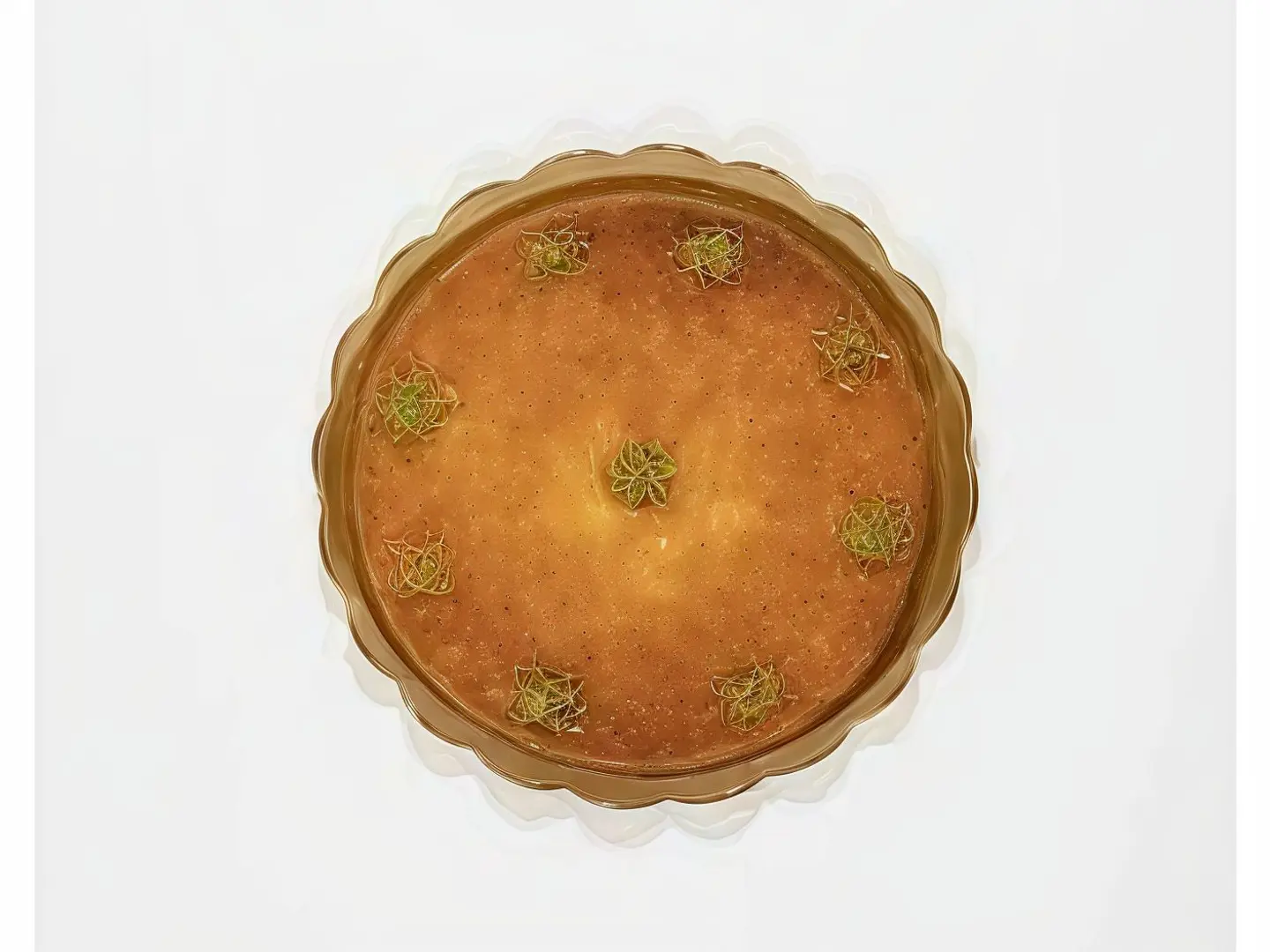 كنافة قشطه وسط