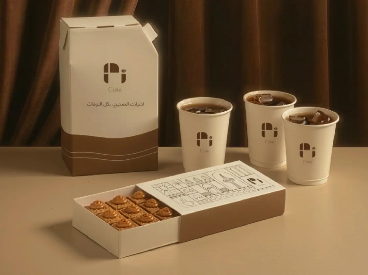 قطع البيكان مع قهوة اليوم