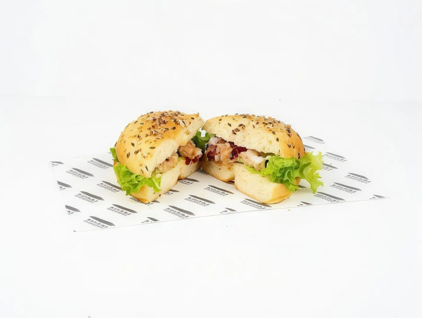 تونة بخبز البيجل بالحبوب