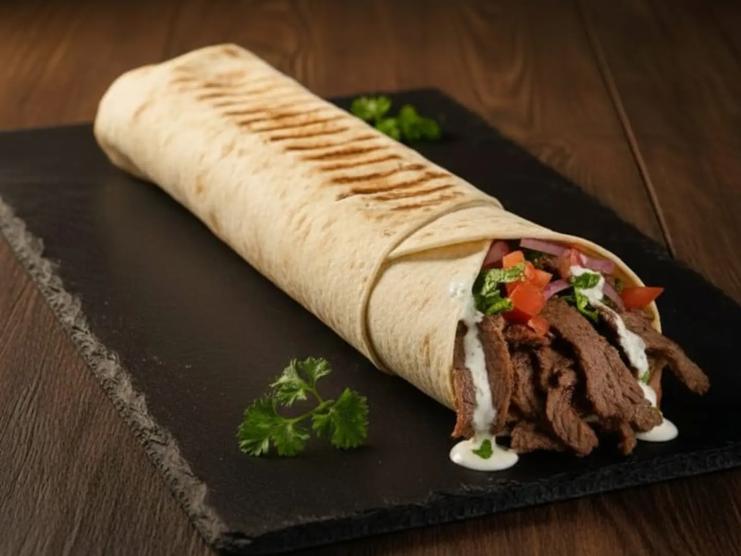 سندوتش لحم على الصاج كبير