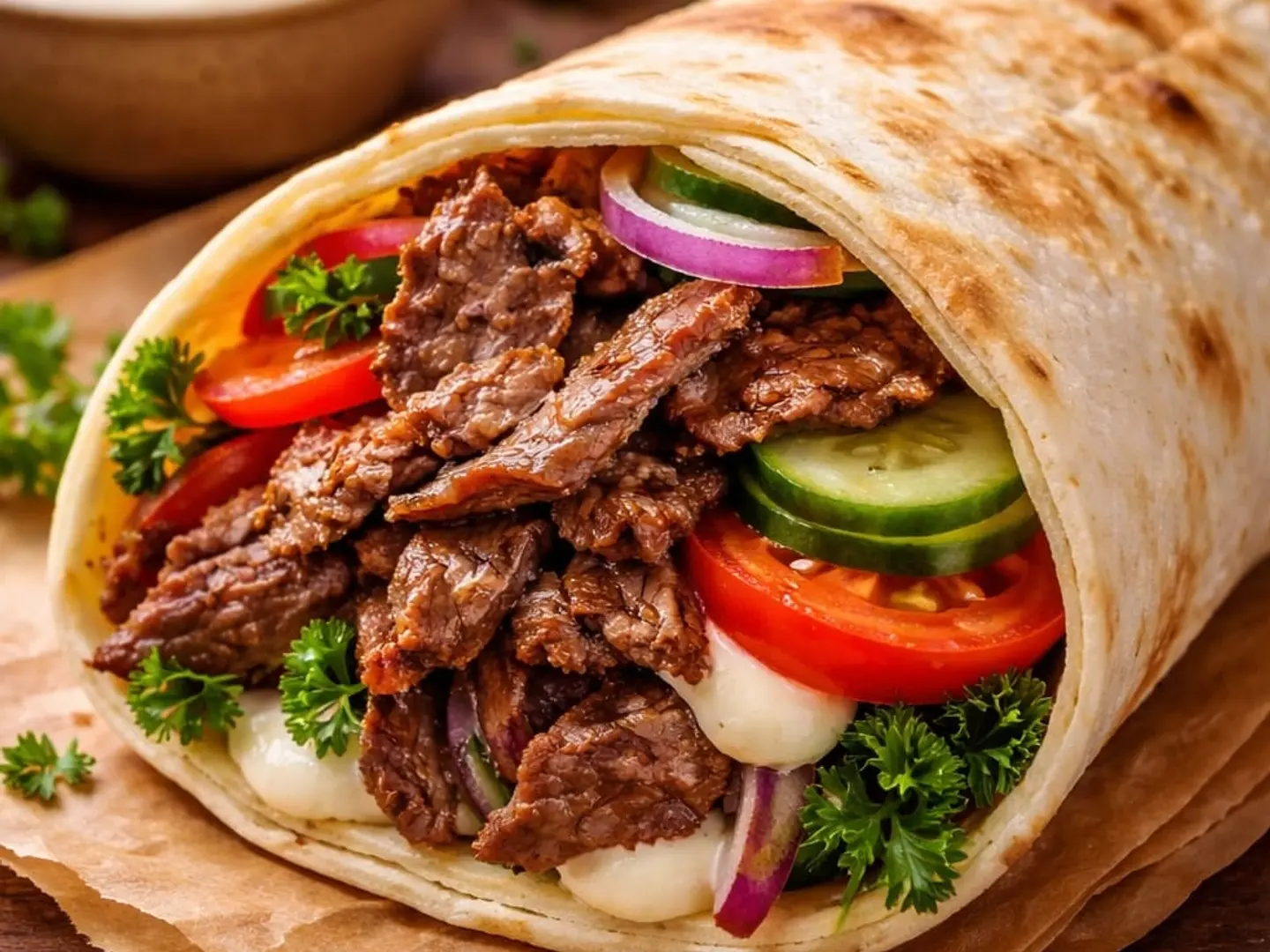 شاورما صاروخ لحم