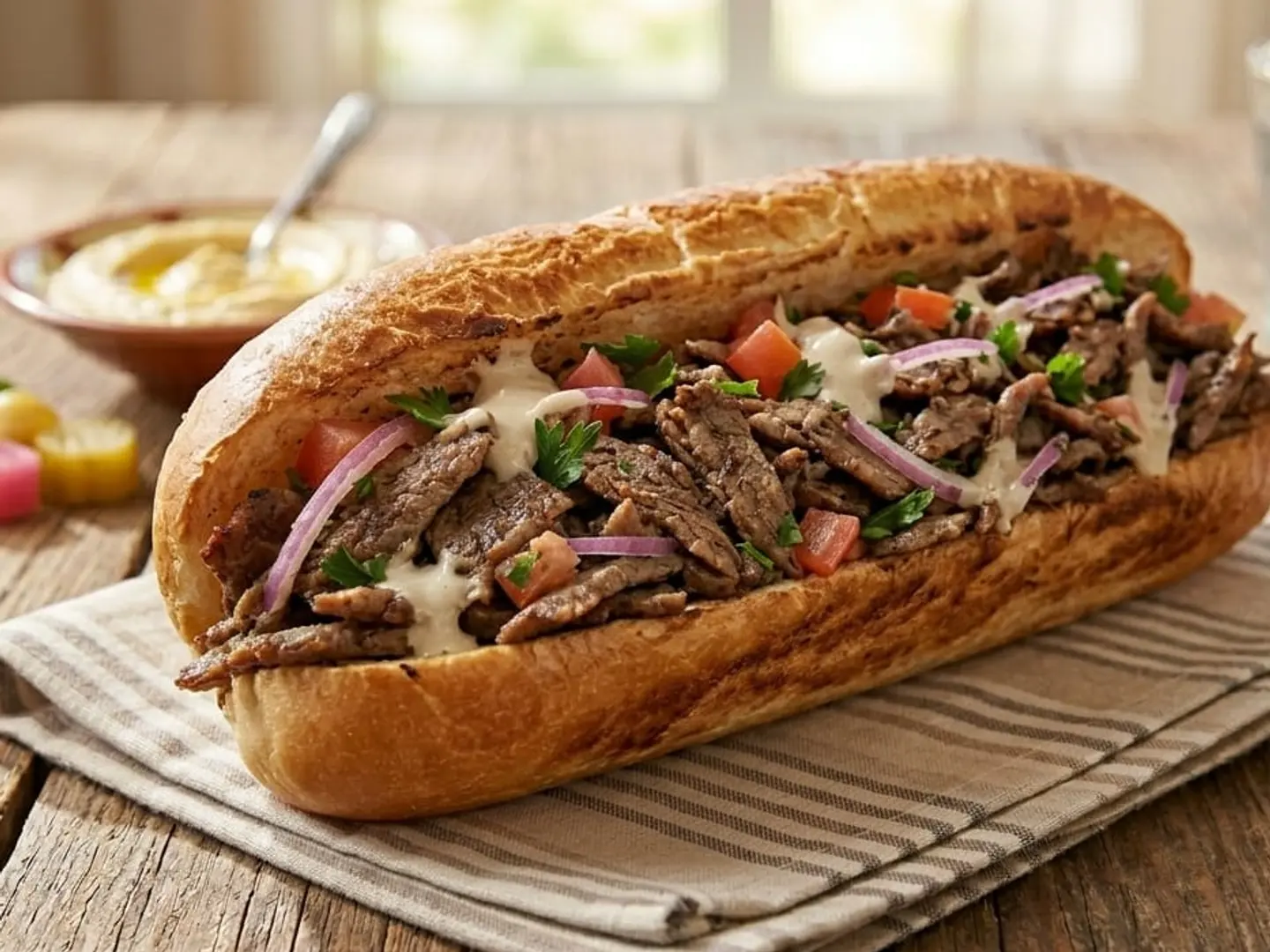 جامبو صامولي لحم