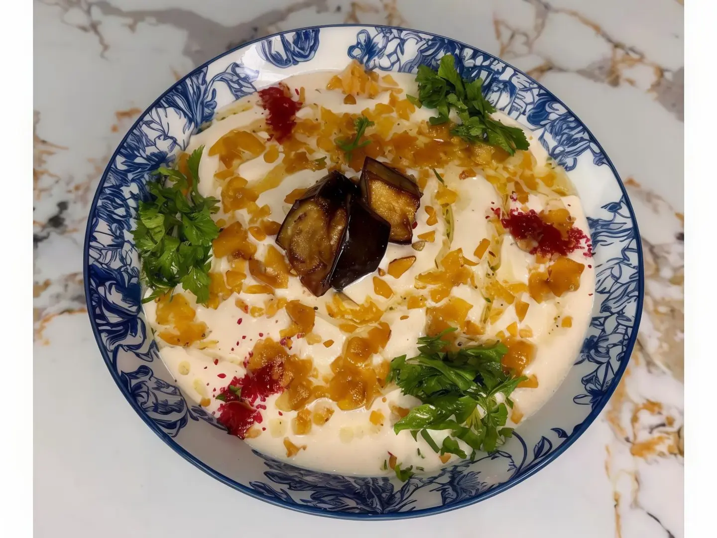 Eggplant Fatteh
