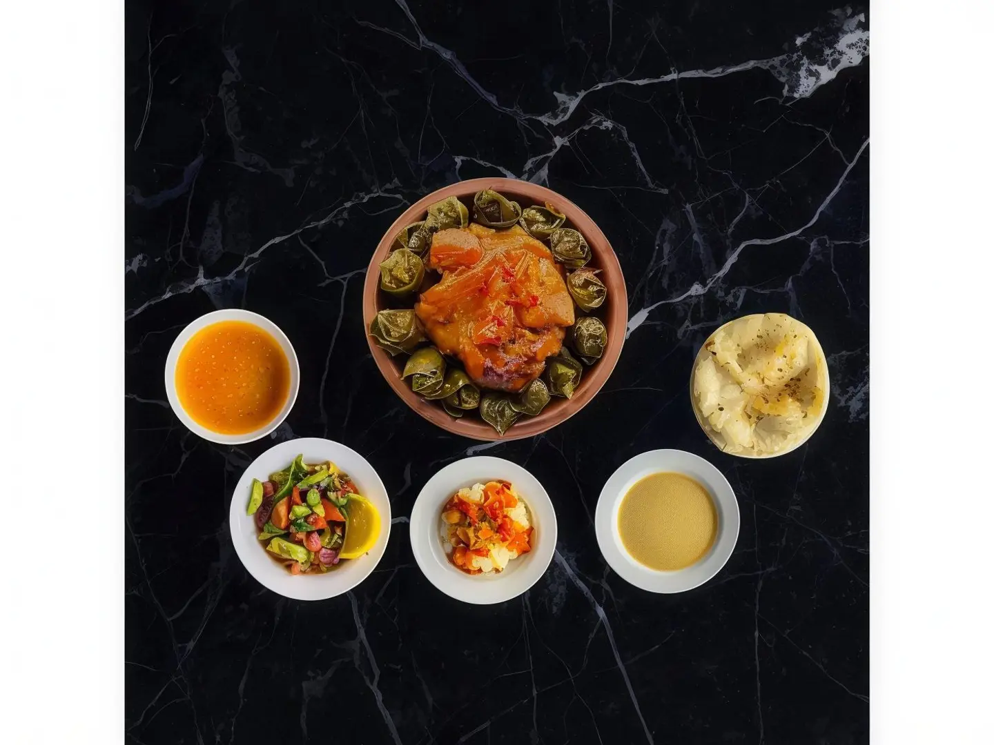 Cow Trotters Tajine With Grape Leaves