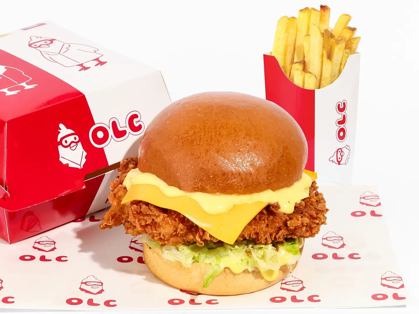 Honey Mustard Burger With Fries