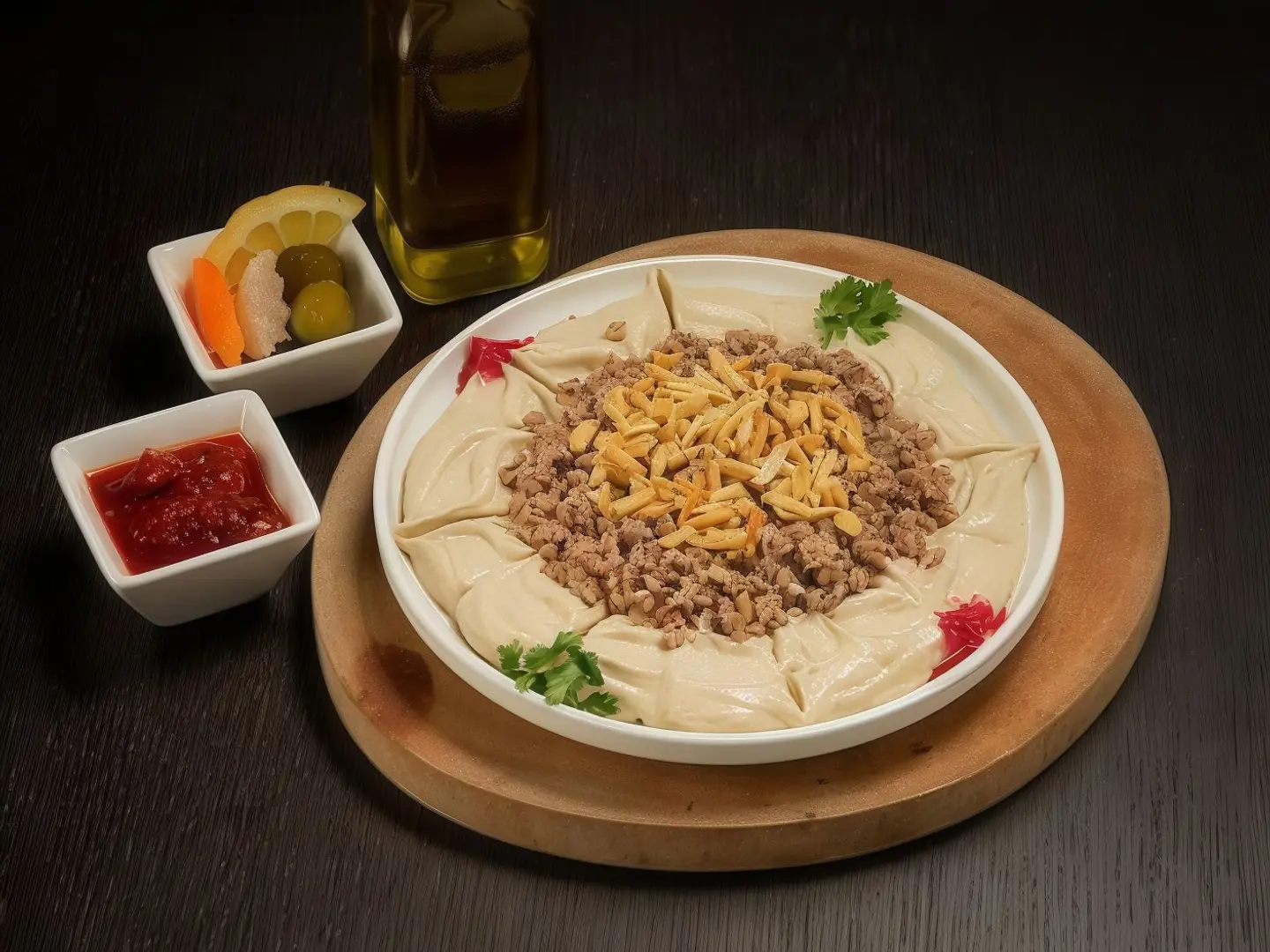 Hummus With Meat