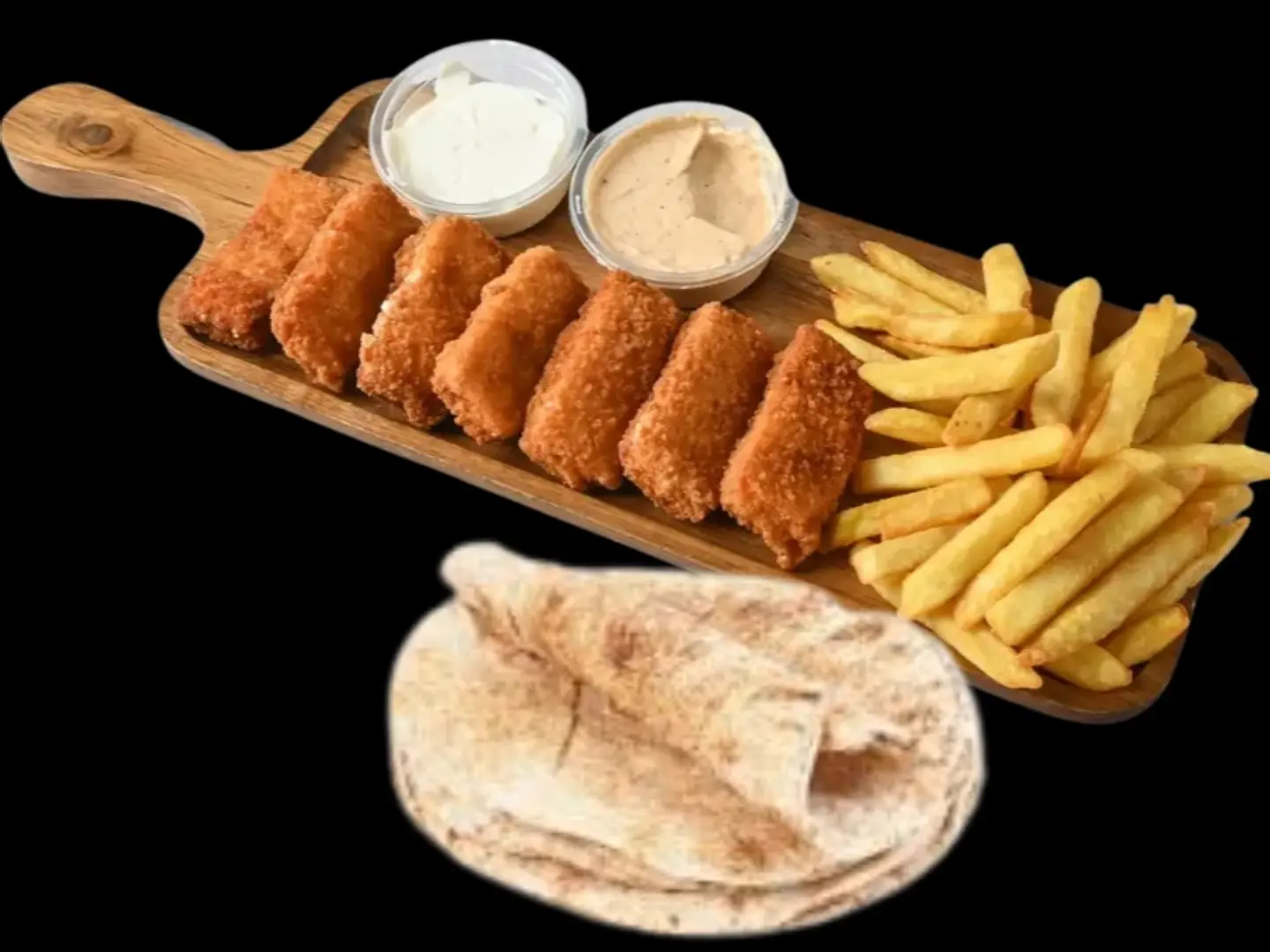 Pulled Chicken Plate, 7 Pieces