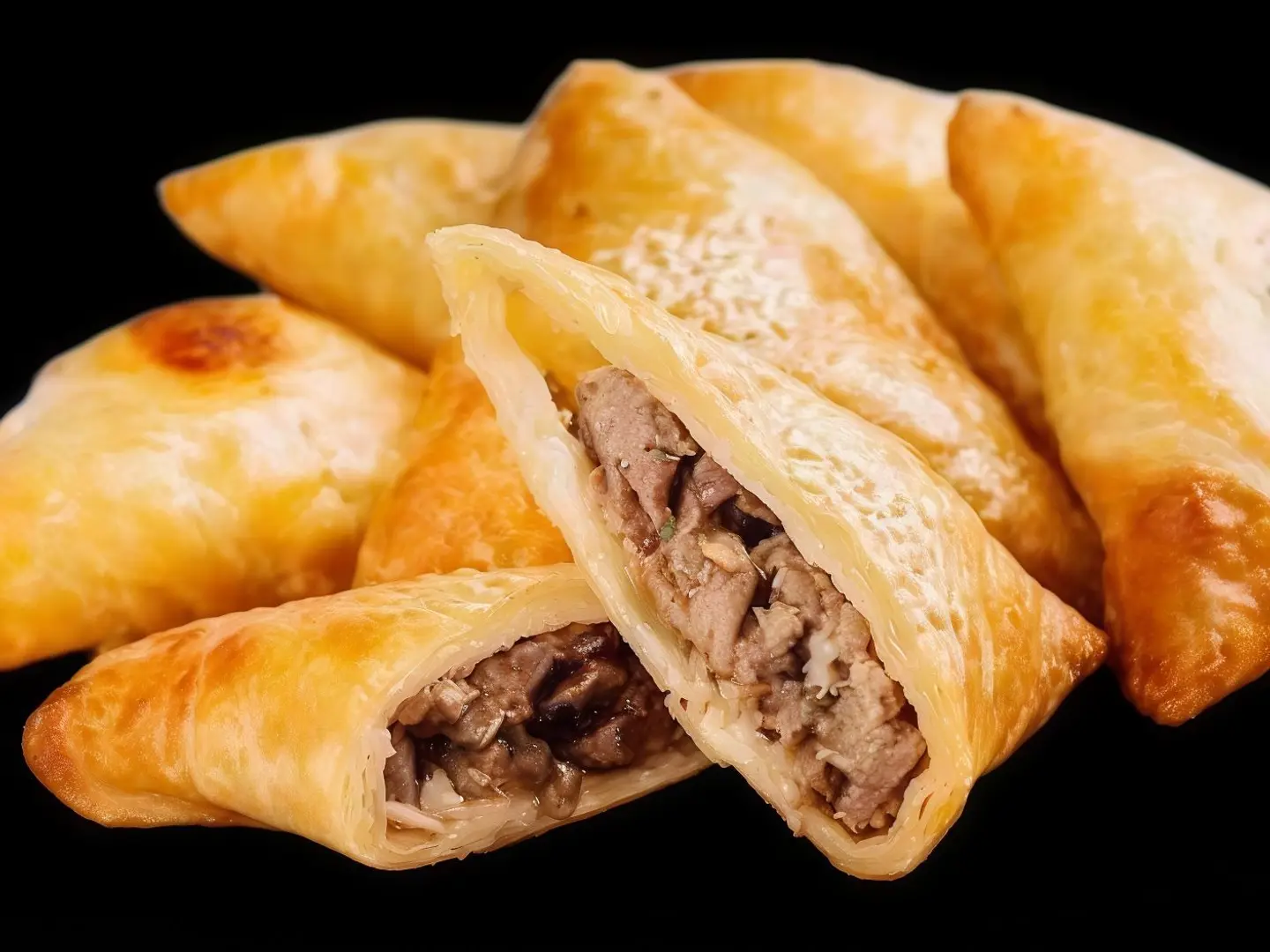 سمبوسة لحم ضأن (القطعة)