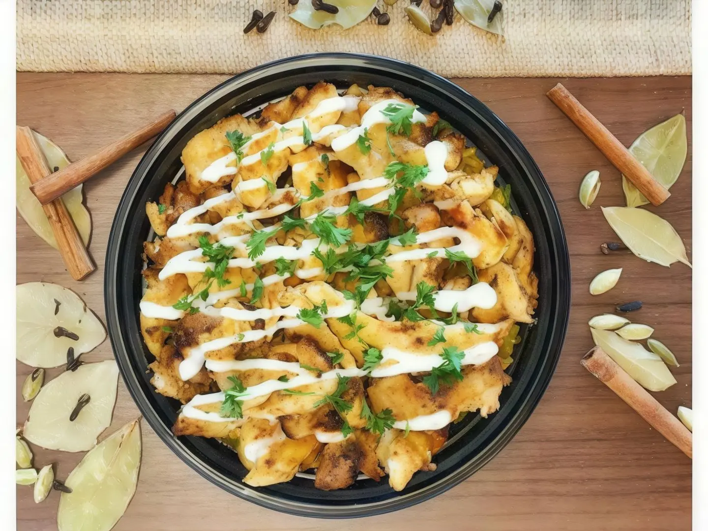 Shawarma Fatteh Plate