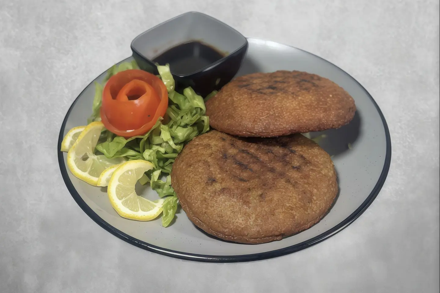 Grilled Kibbeh Plate