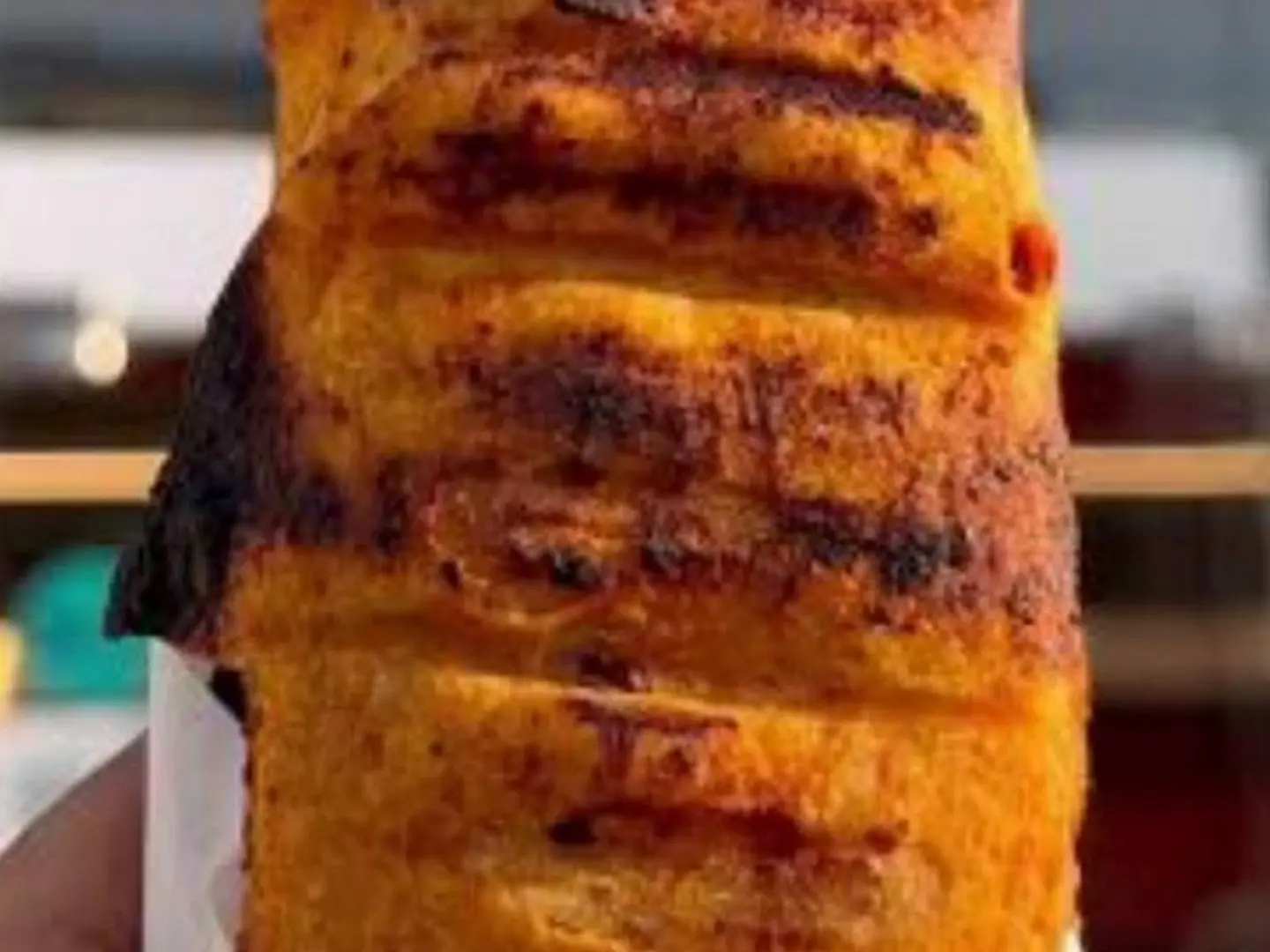 Charcoal Grilled And Crispy Shawarma Sandwich