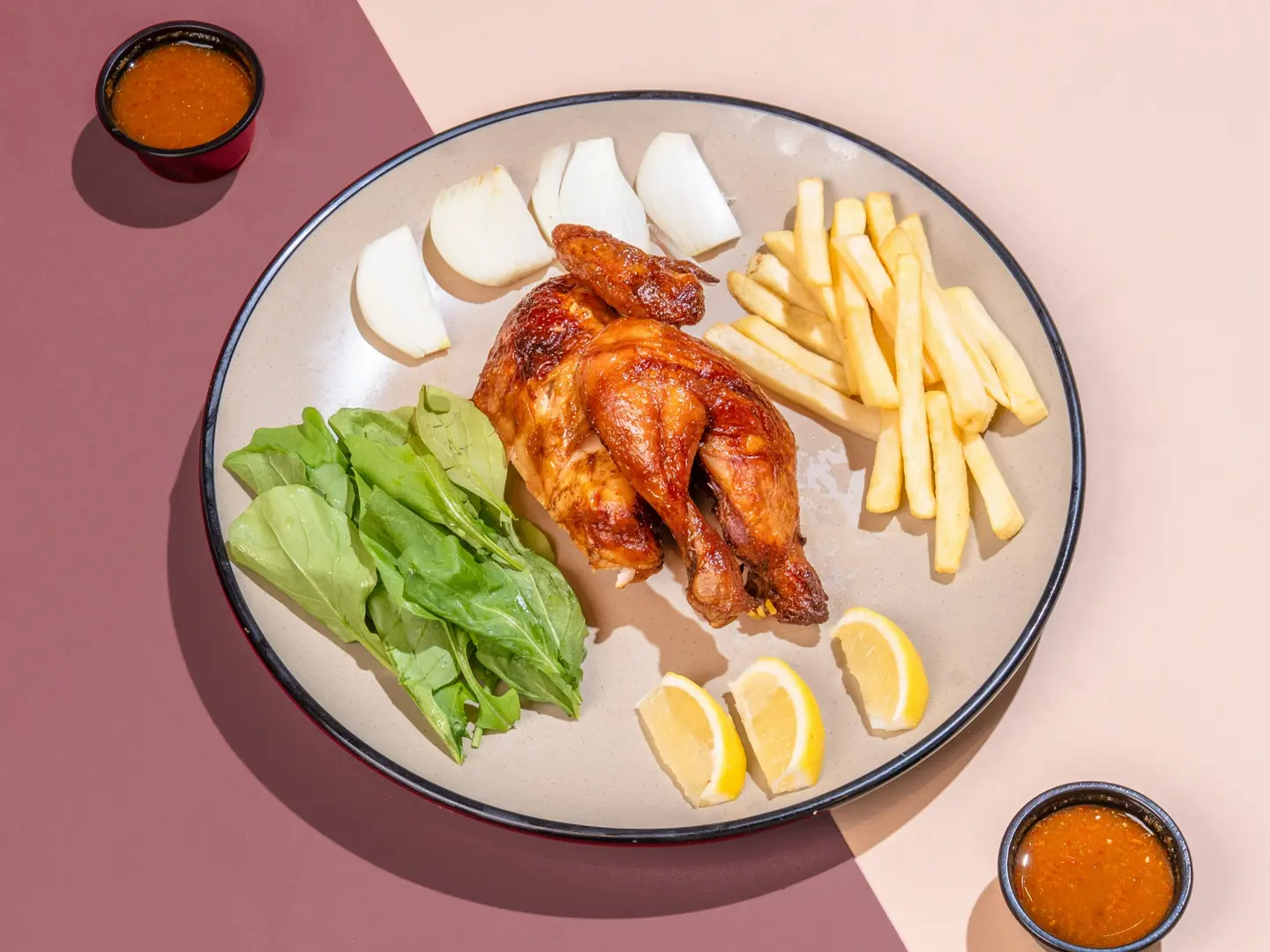 نصف شواية ساده