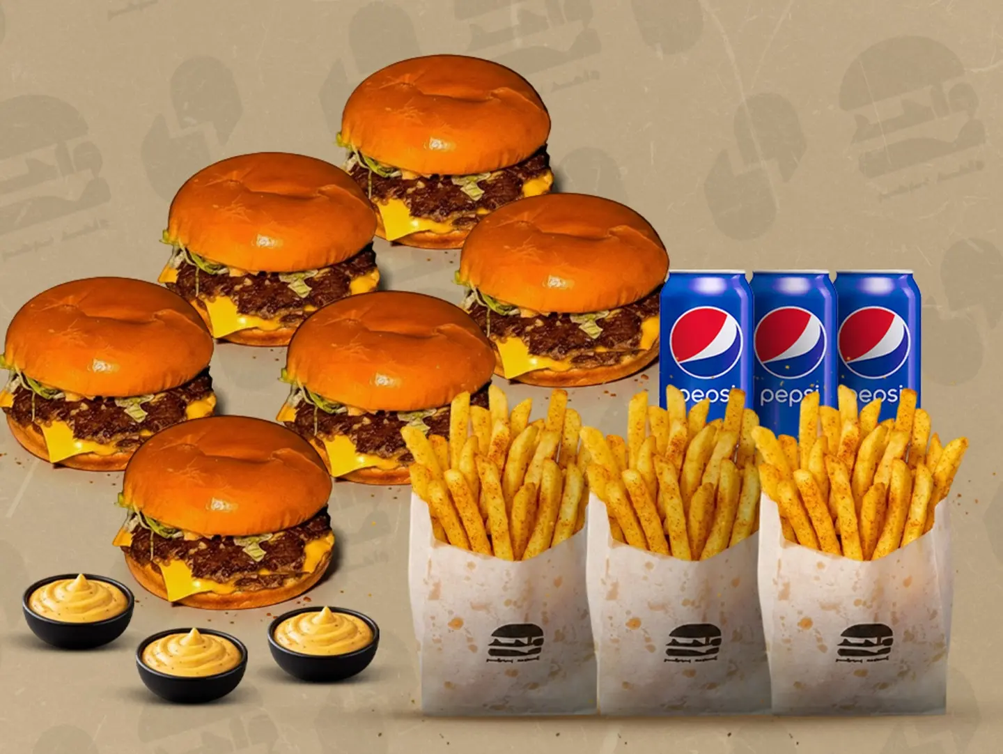 Gathering Deal 6 Double Beef Burgers