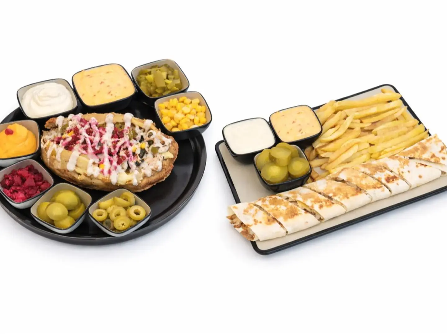 شاورما عربي مع كومبير