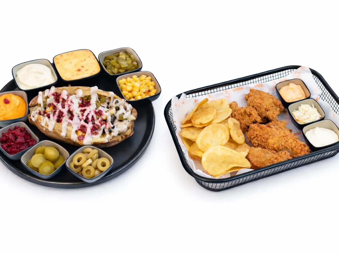 دجاج بروستد مع كومبير