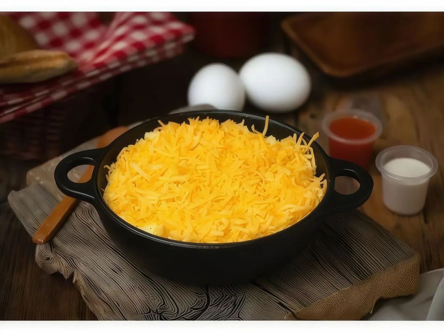 Cheddar Egg Plate