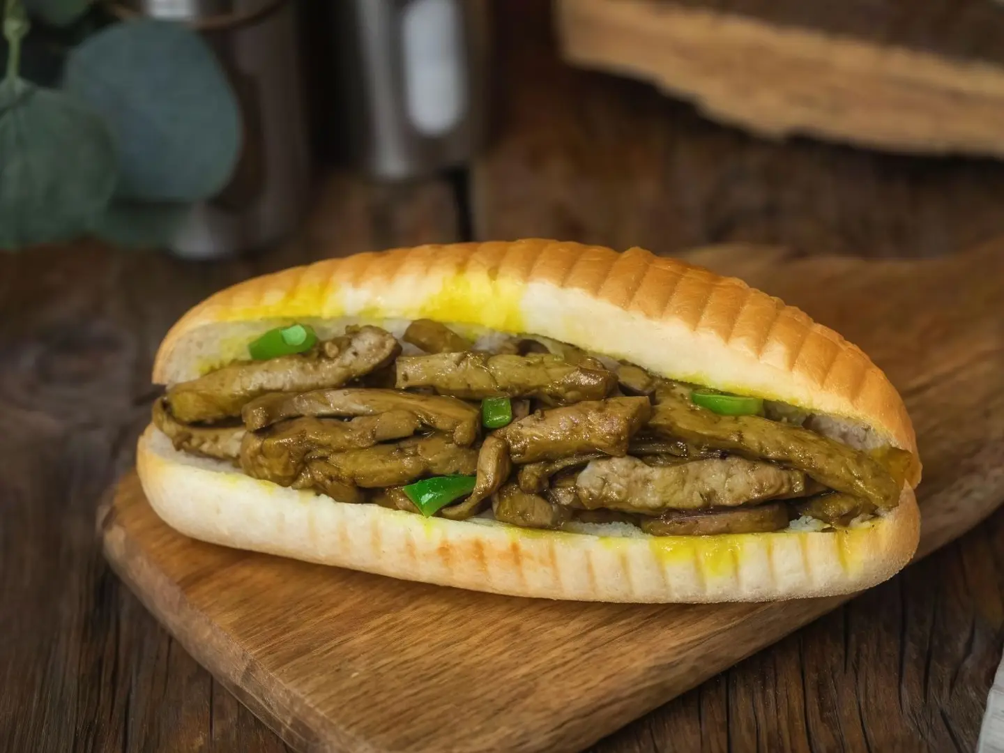 Ghanam Liver Sandwich