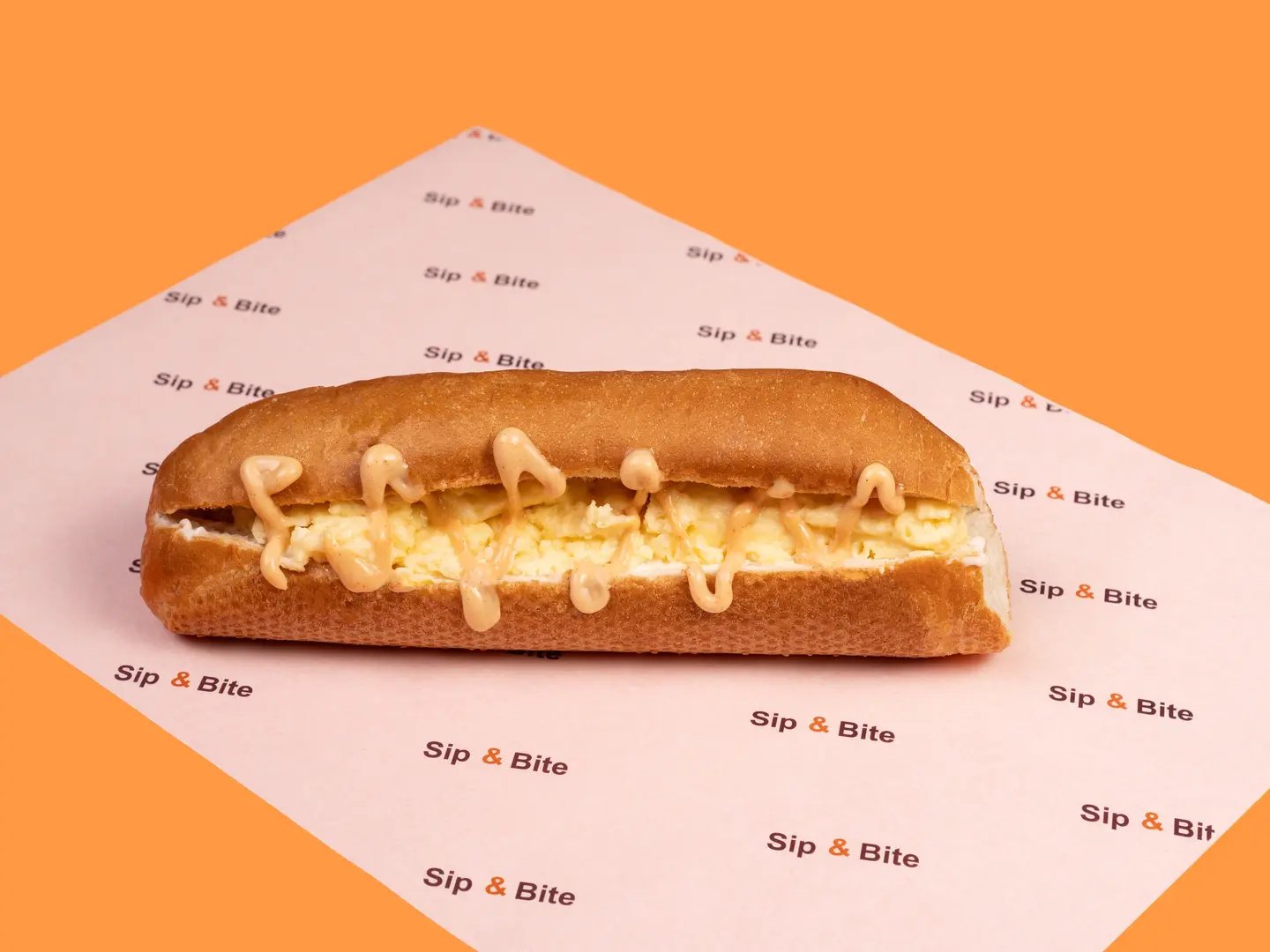 ساندويتش بيض مخفوق بالجبن