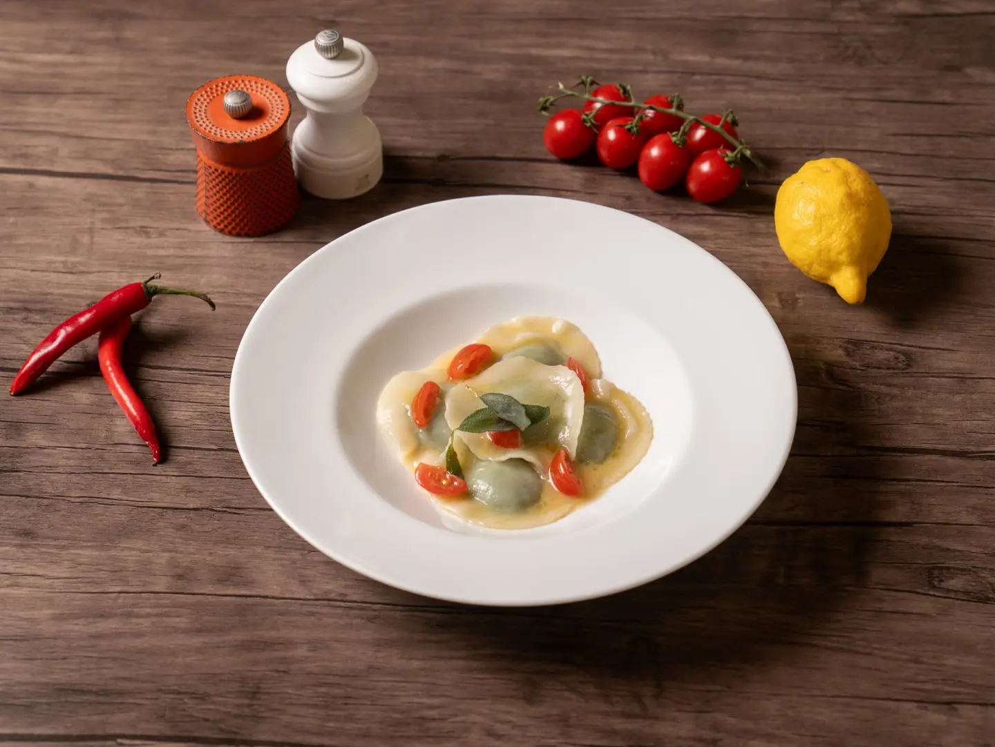 Ravioli Ricotta E Spinaci