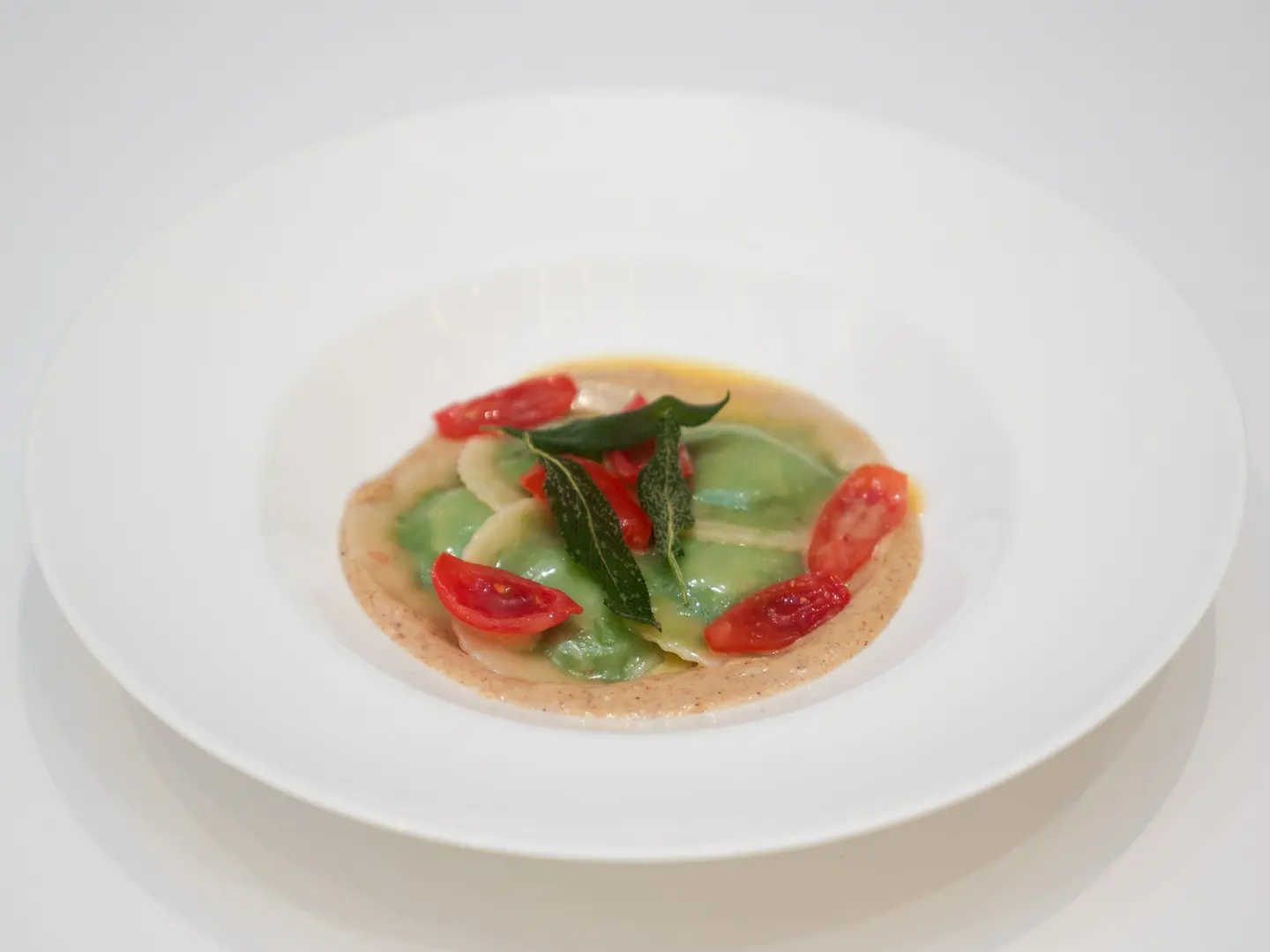 رافيولي ريكوتا وسبانخ