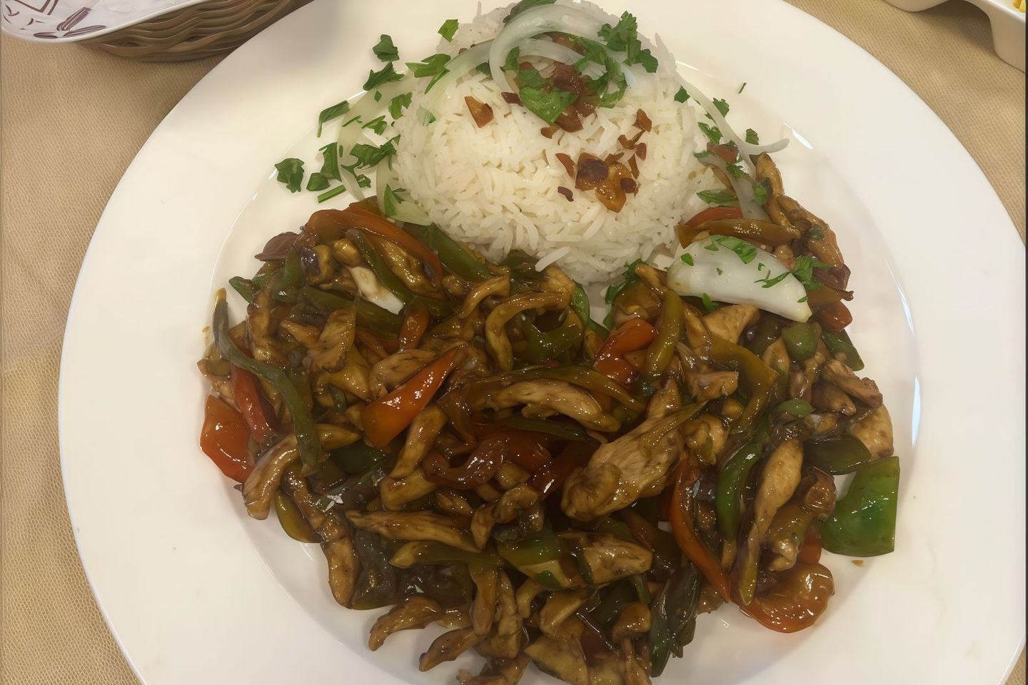 Chicken Fahita Plate