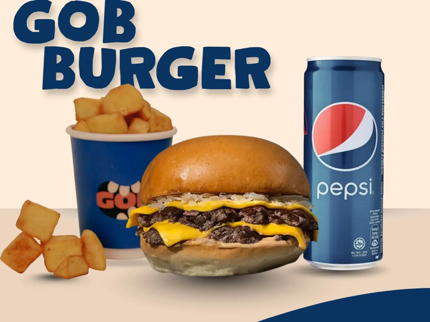 Single Beef Burger Meal