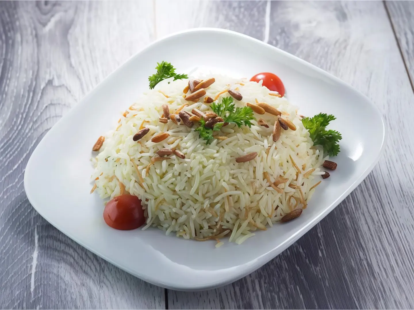 أرز مقلي بالخضار