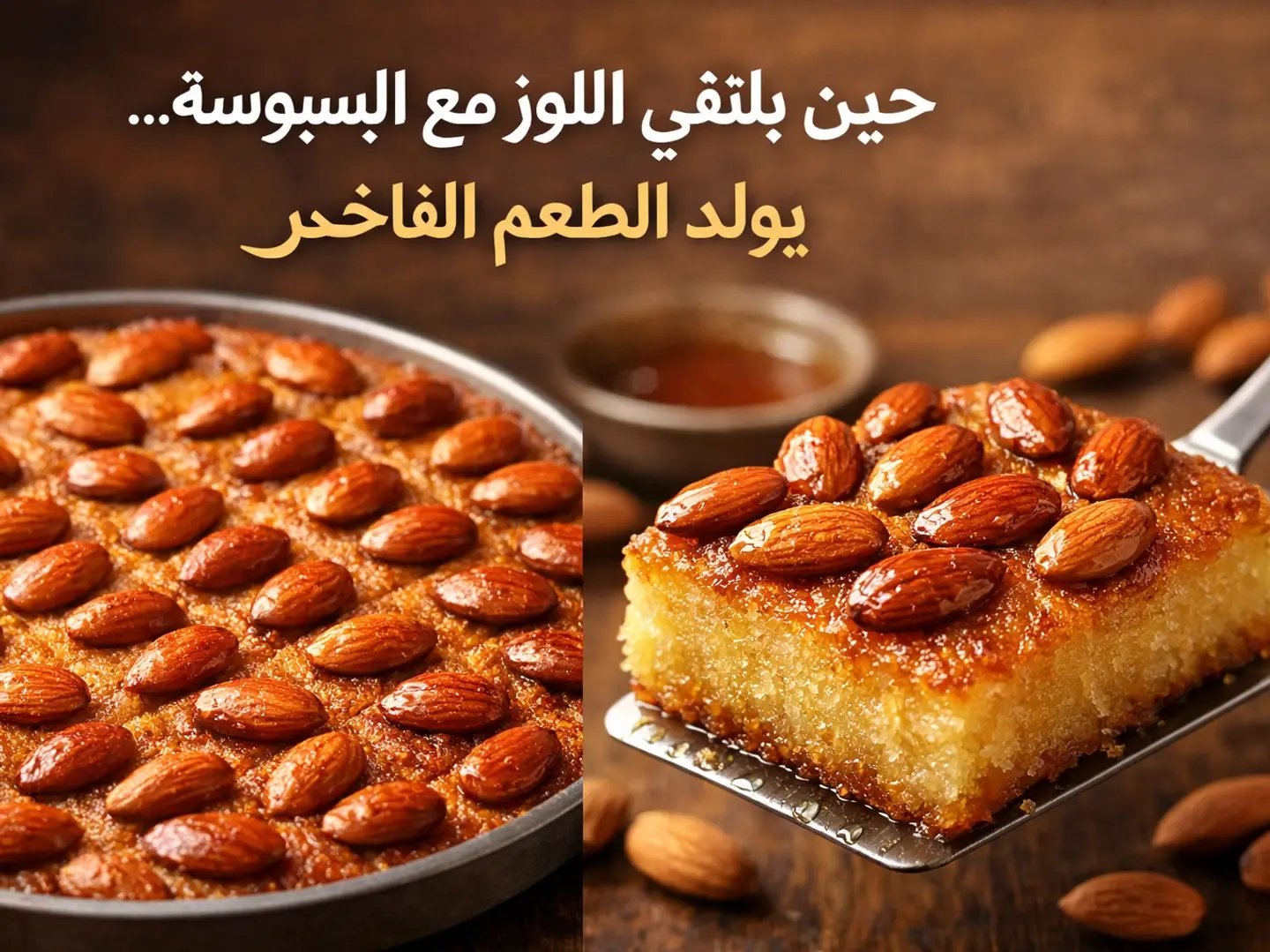Basbousa With Almonds