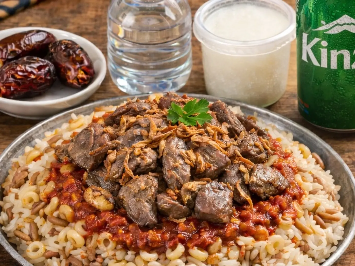 Koshary With Liver