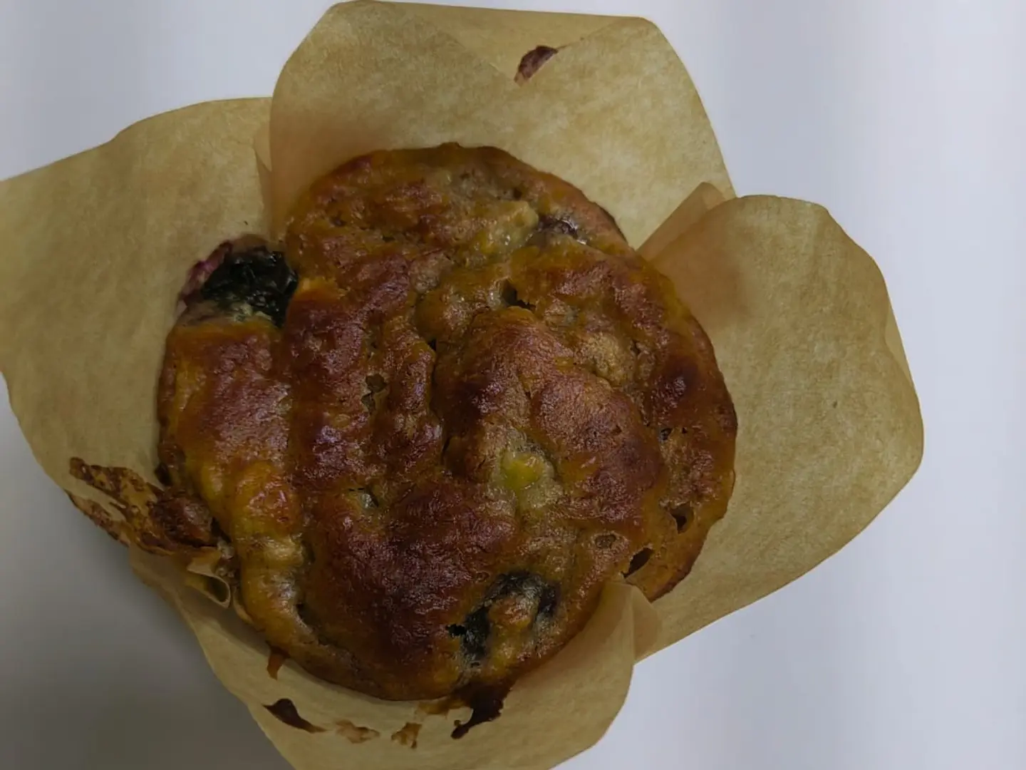 Healthy Muffins With Berries And Peanuts