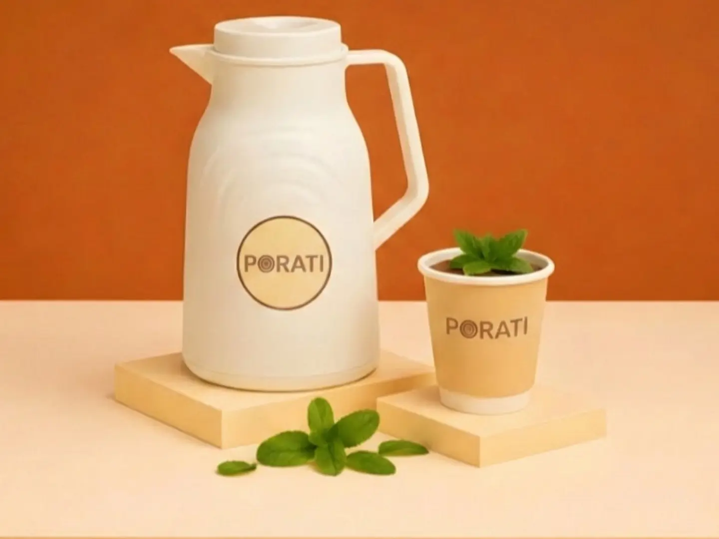 ترمس شاي حبق او نعناع