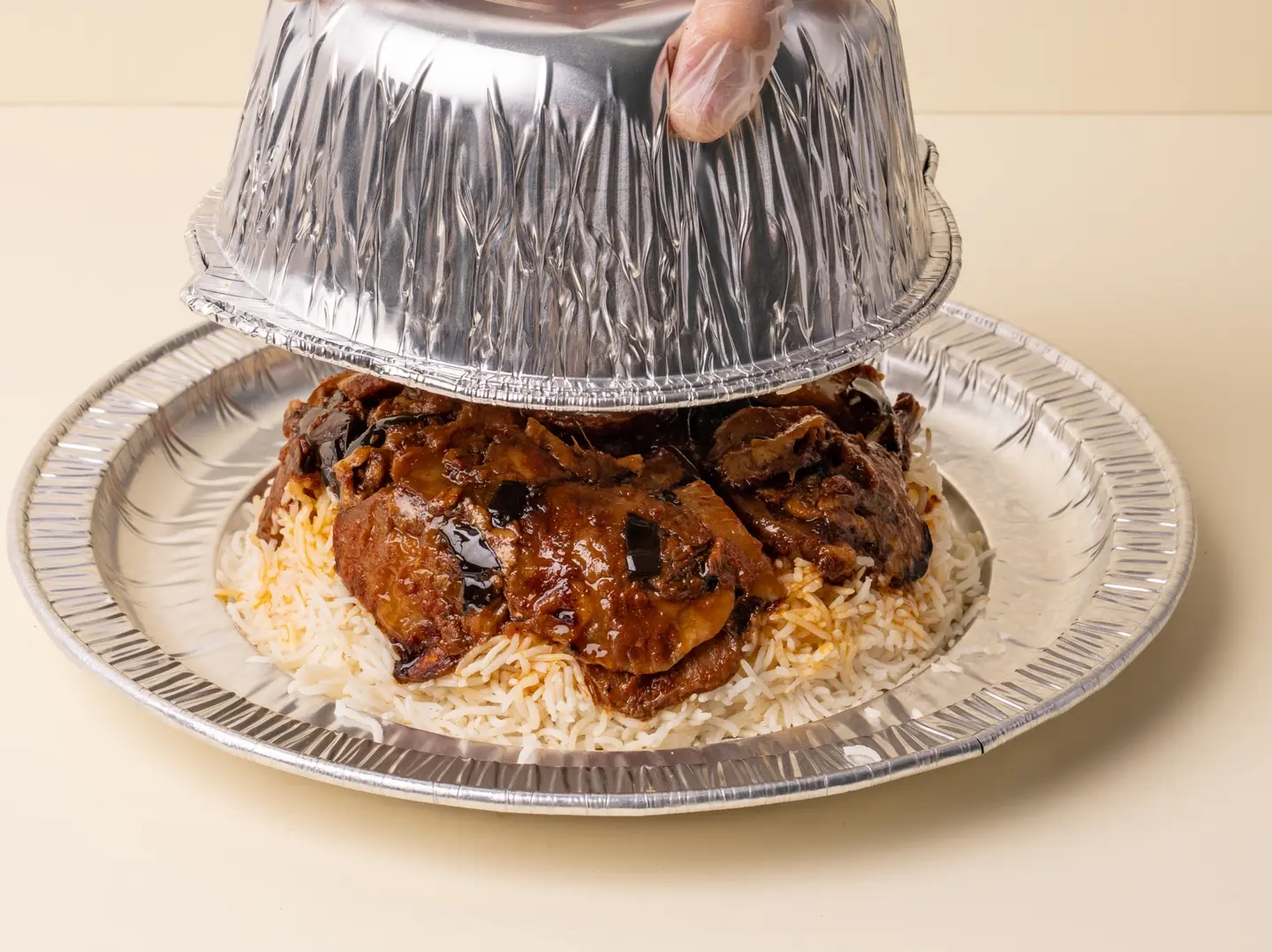 مقلوبة شويان نص حبه دجاج