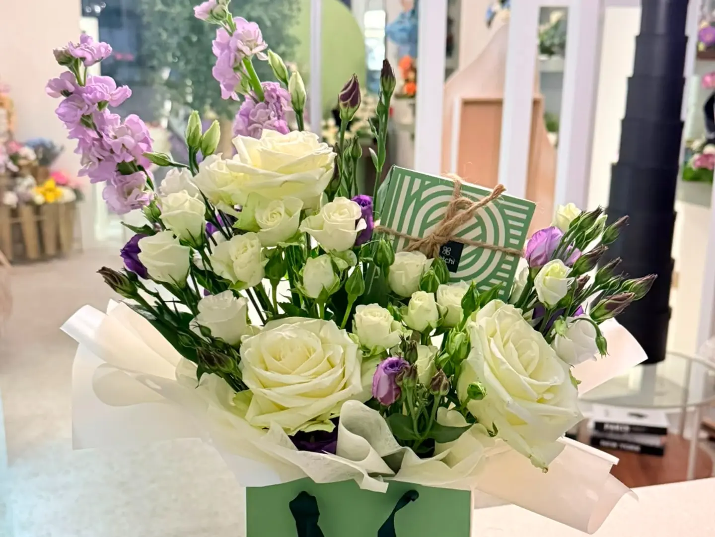 Patchi Chocolate With Flowers
