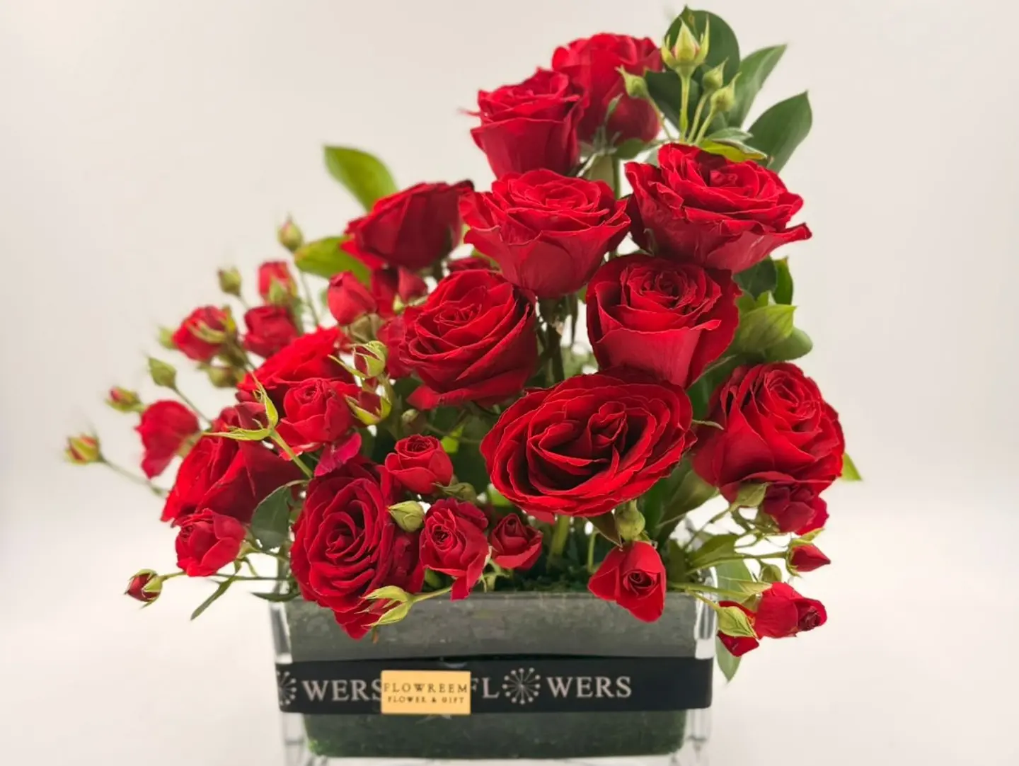 Red Roses In A Vase