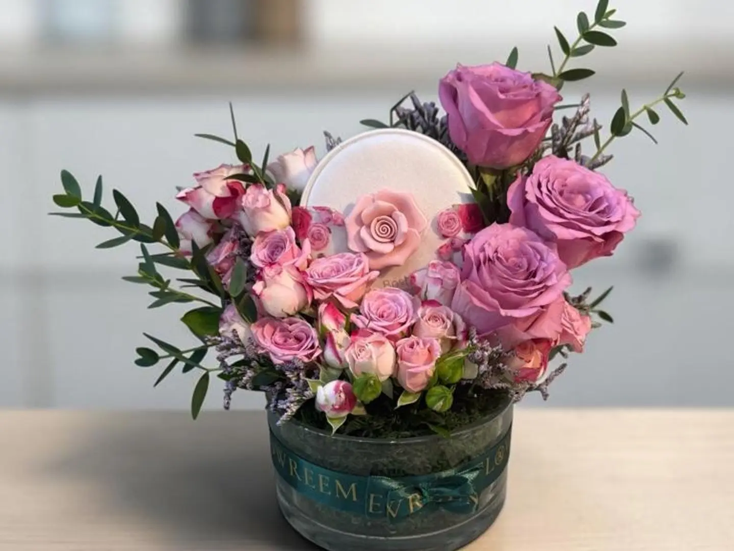 Bostani Chocolate With Flowers