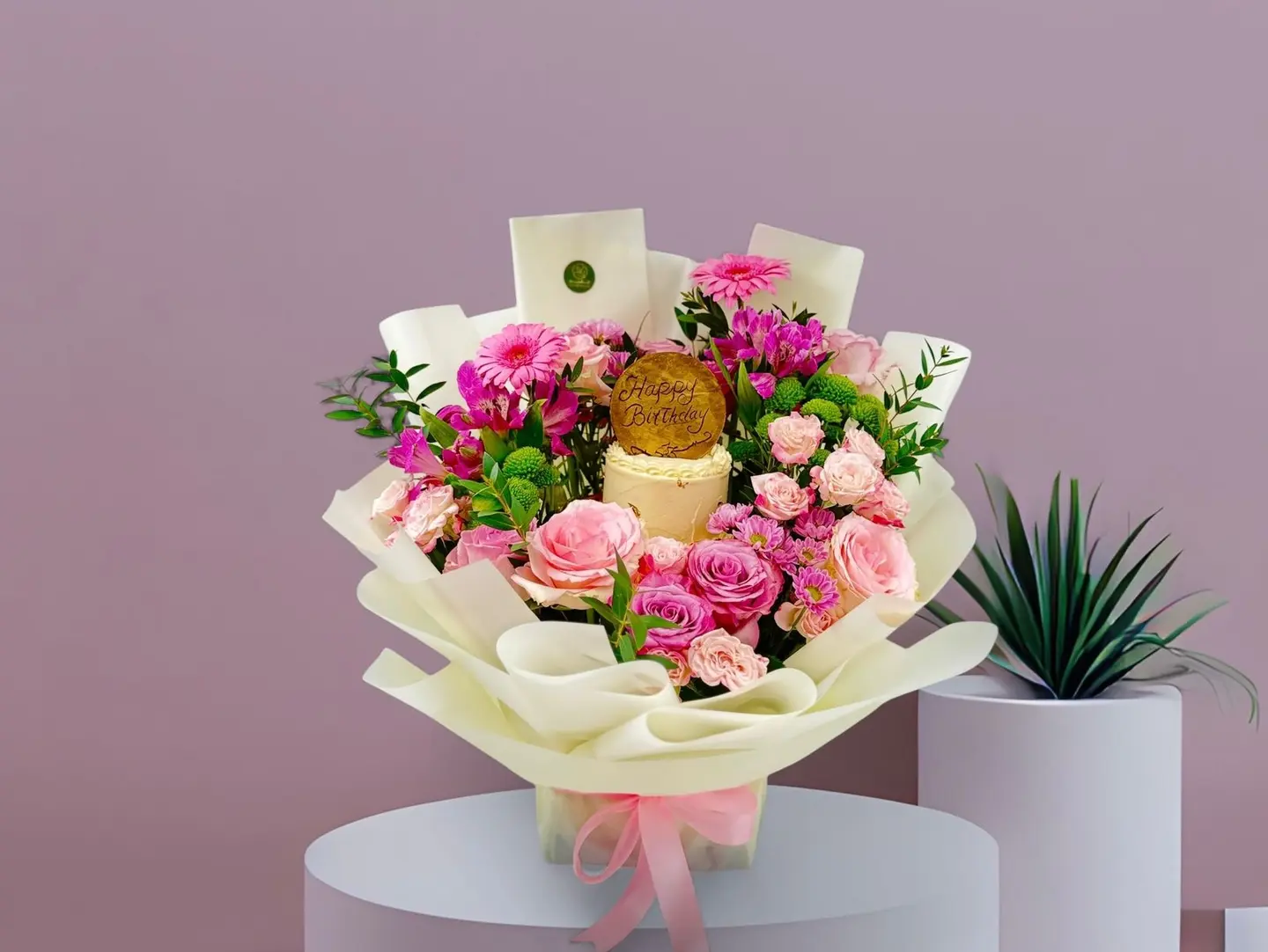 A Captivating Cake Bouquet