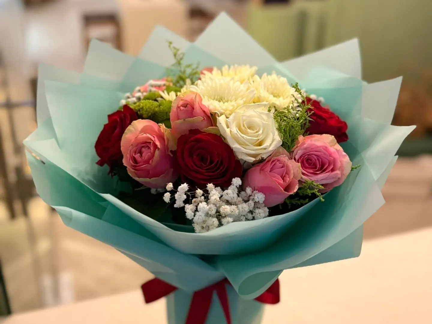 Mix Flowers To A Mix Emotion