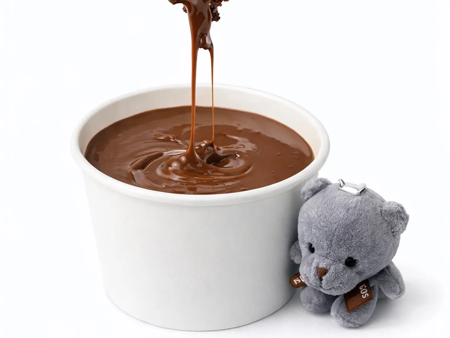 Chocolate Cupcake With A Teddy Bear Gift