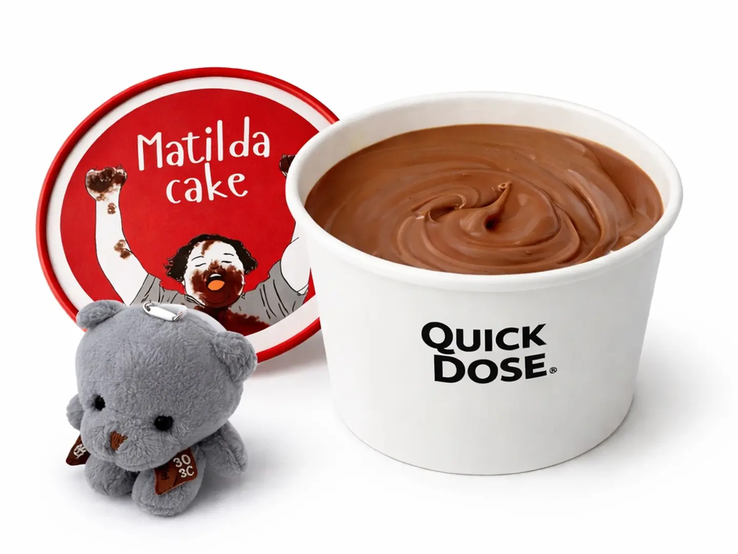 Matilda Chocolate Cake With Teddy Bear Gift