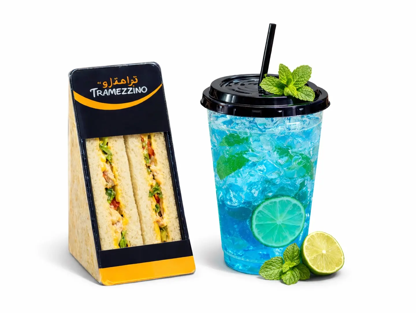 Any Type Of Mojito With Any Type Of Club Sandwich, Write It In The Notes
