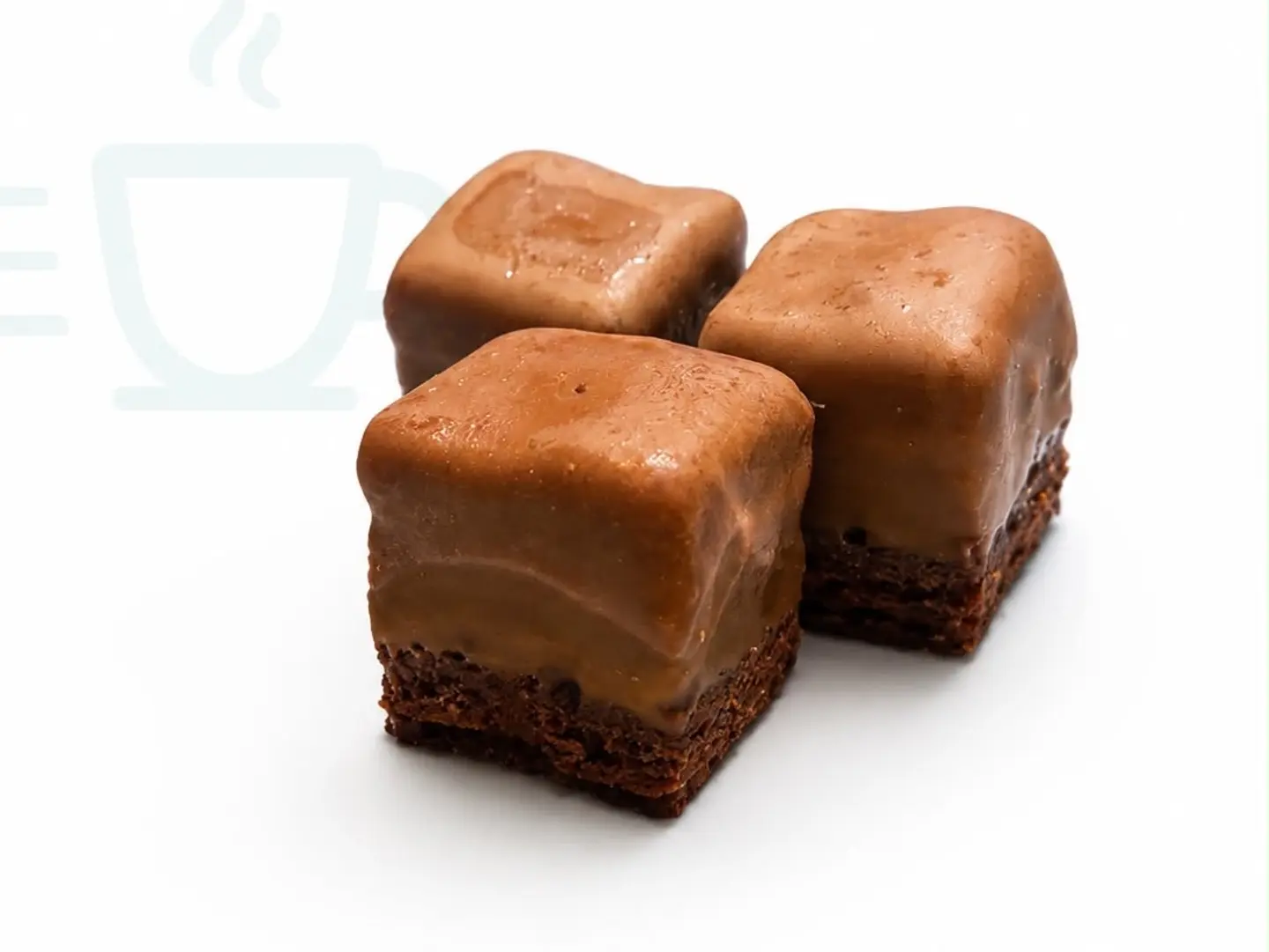 Three Piece Caramel Brownie