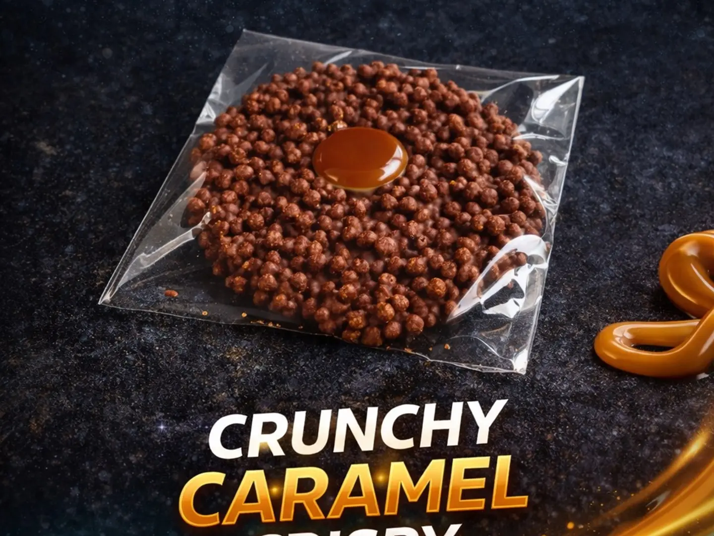 Crunchy Caramel Large Piece
