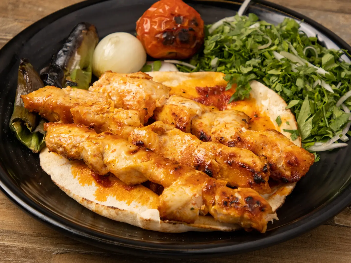 Shish Tawook Plate (3 Skewers), One Person