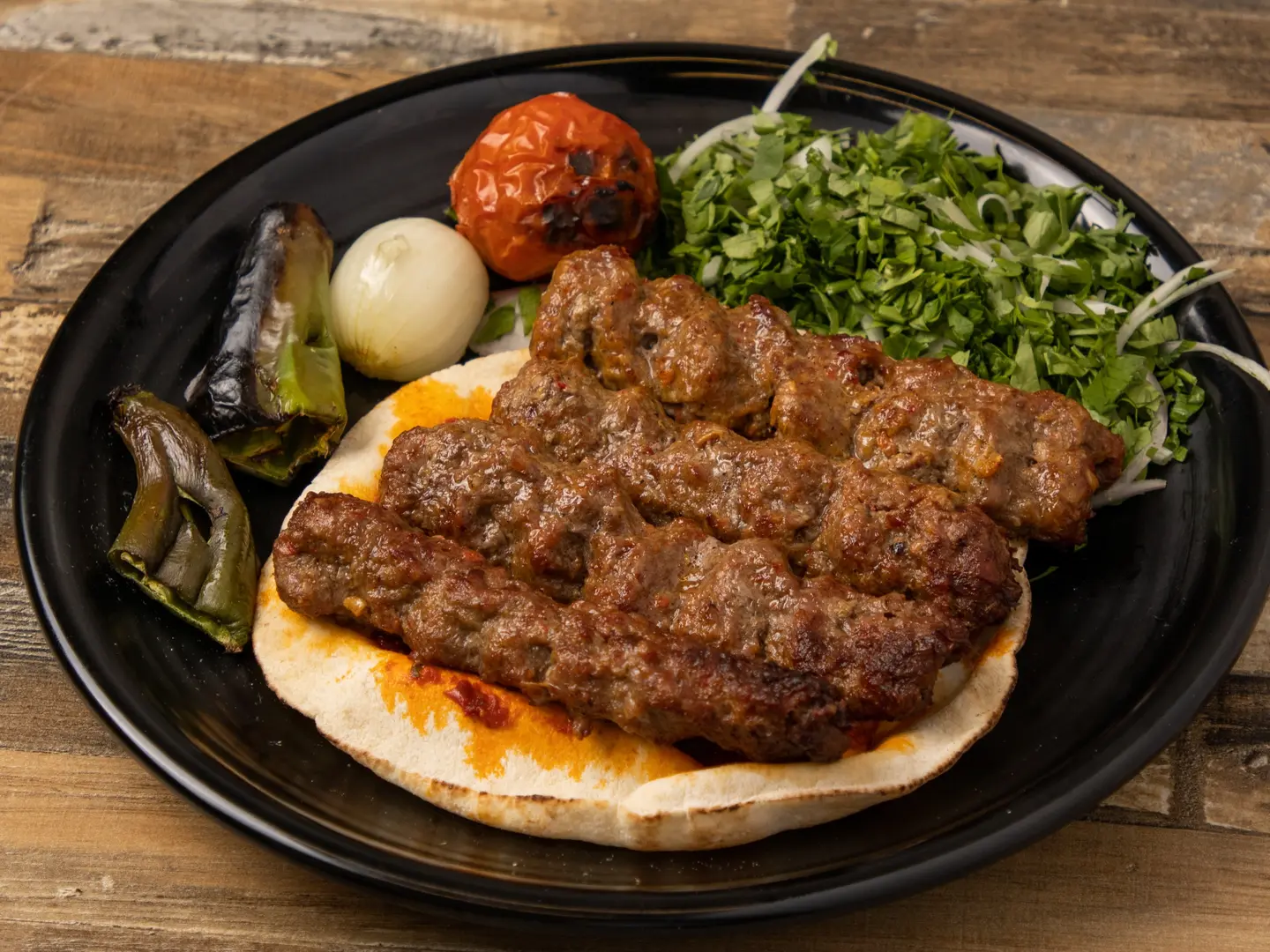 Meat Kebab Plate (4 Skewers)