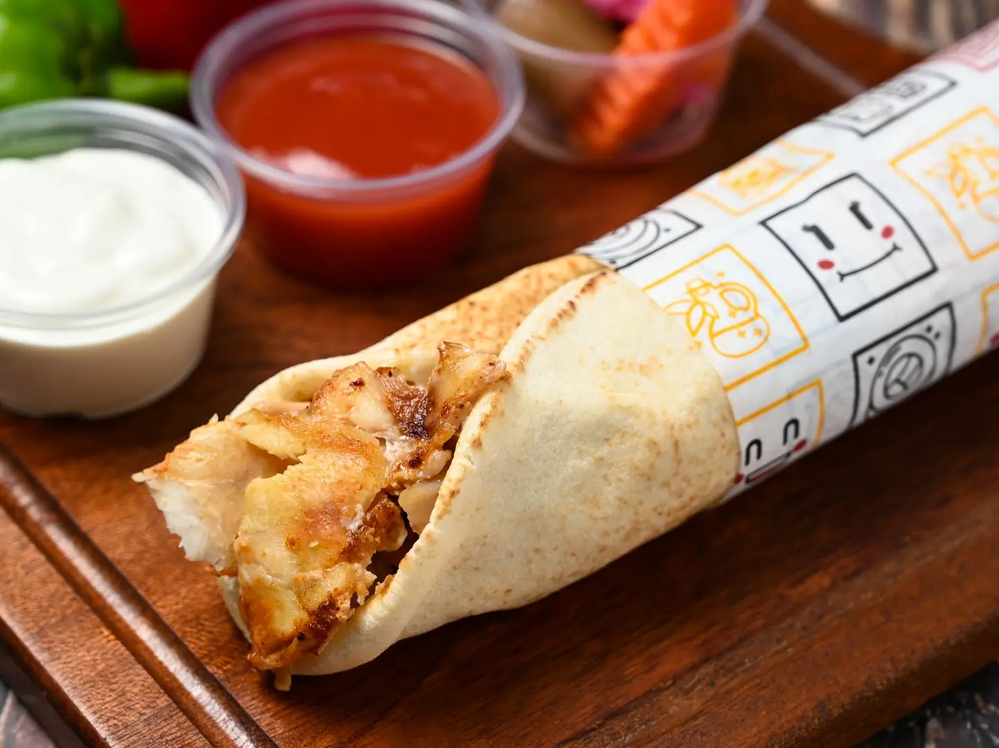 Small Charcoal Chicken Shawarma