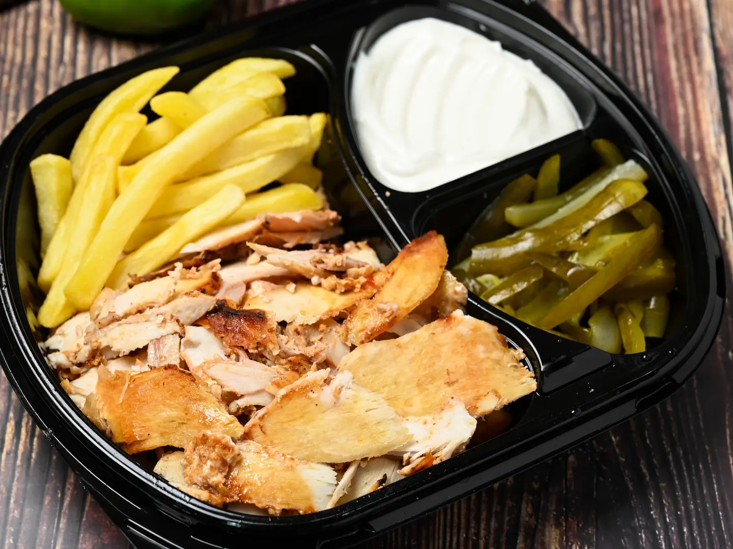 Medium Charcoal Grilled Chicken Shawarma Plate